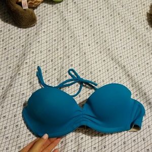 Upbra teal bikini top